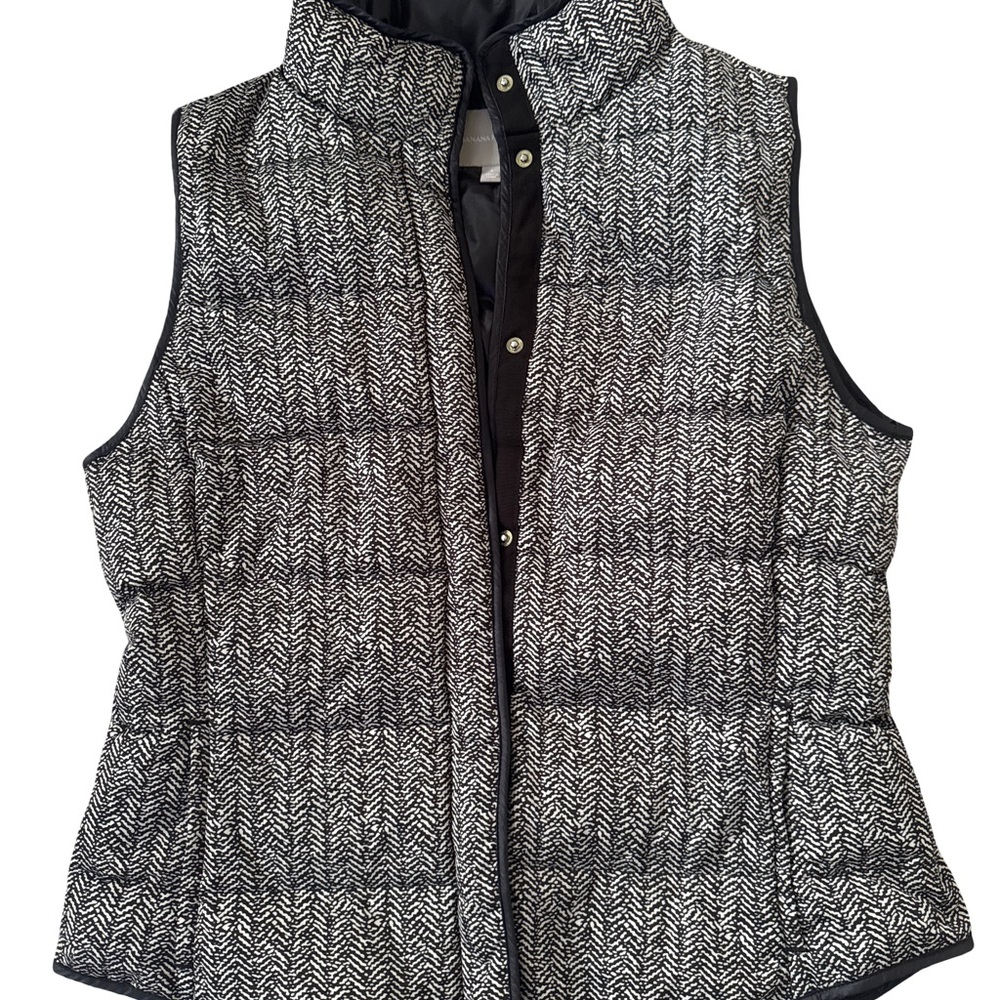 Banana Republic Herringbone Puffer Vest